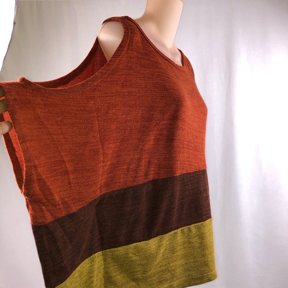 Maddy...k square sweater vibrant colors - Picture 3 of 7